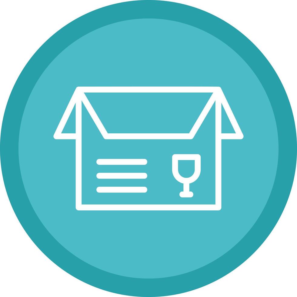 Open Box Vector Icon Design