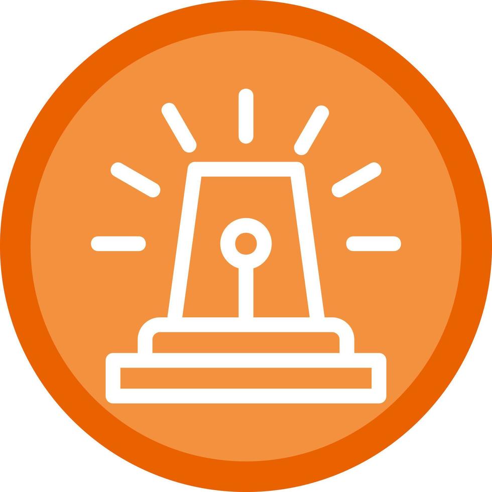 Security Alarm Vector Icon Design