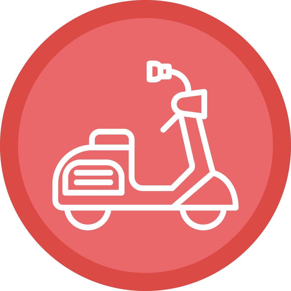 diseño de icono de vector de scooter