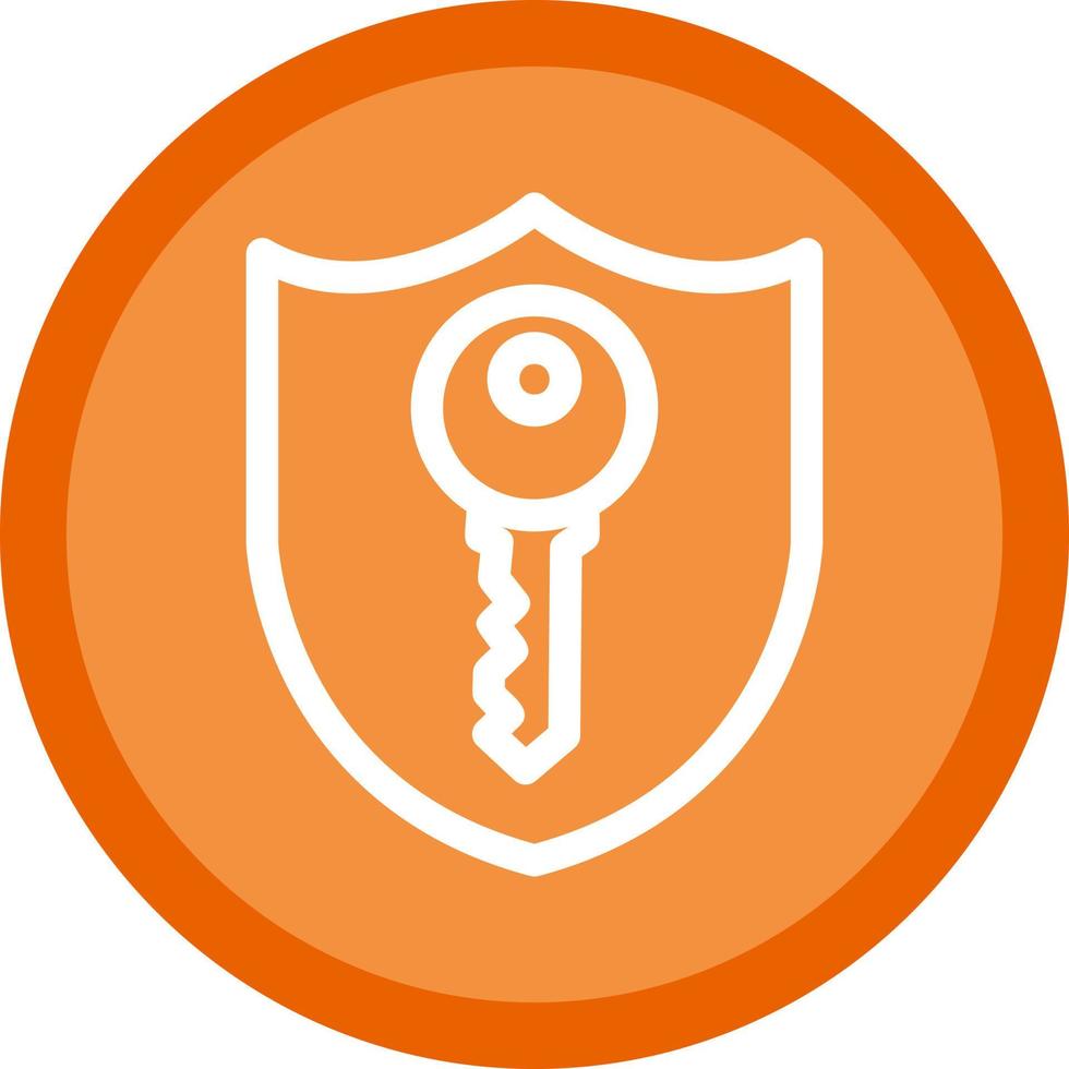 Private Key Vector Icon Design