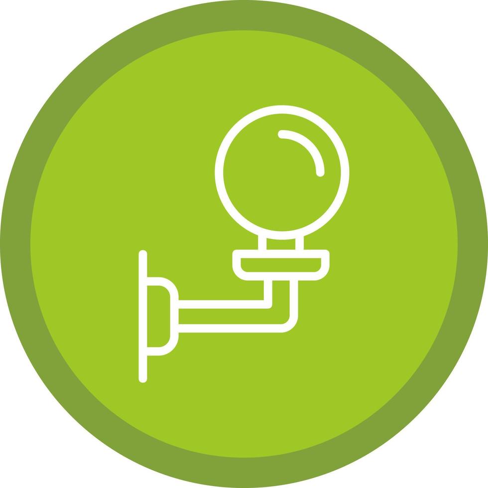 Wall Lamp Vector Icon Design