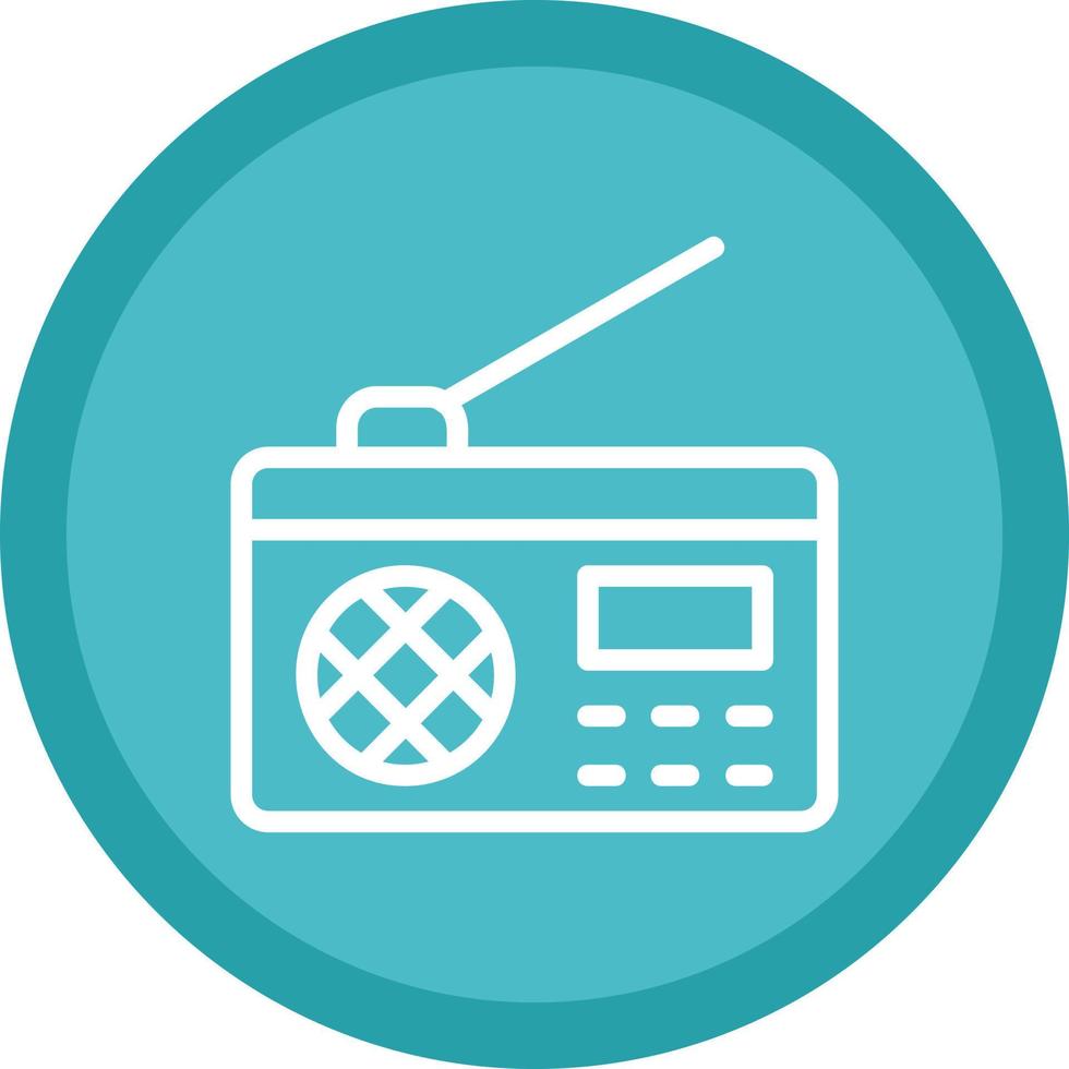 diseño de icono de vector de radio