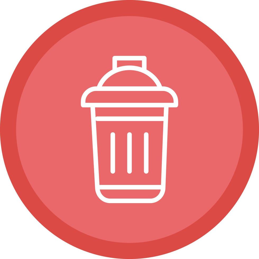 Dustbin Vector Icon Design