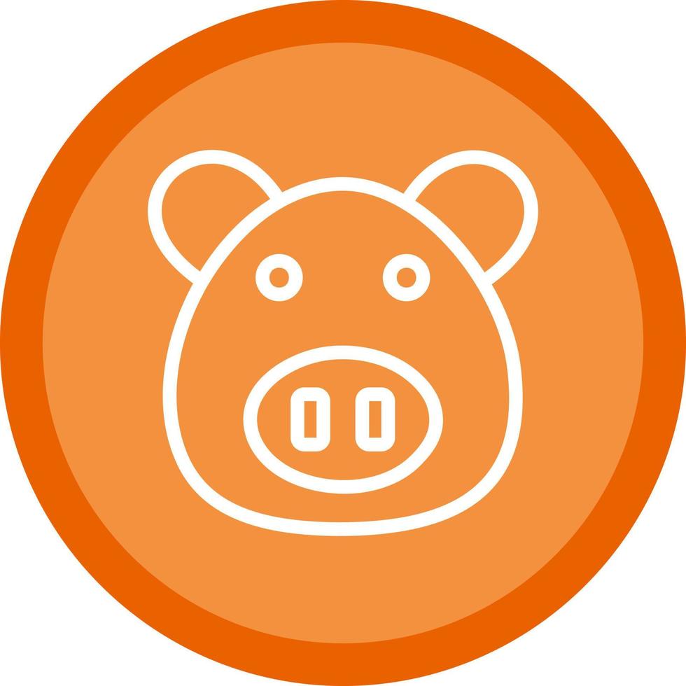 Pig Vector Icon Design