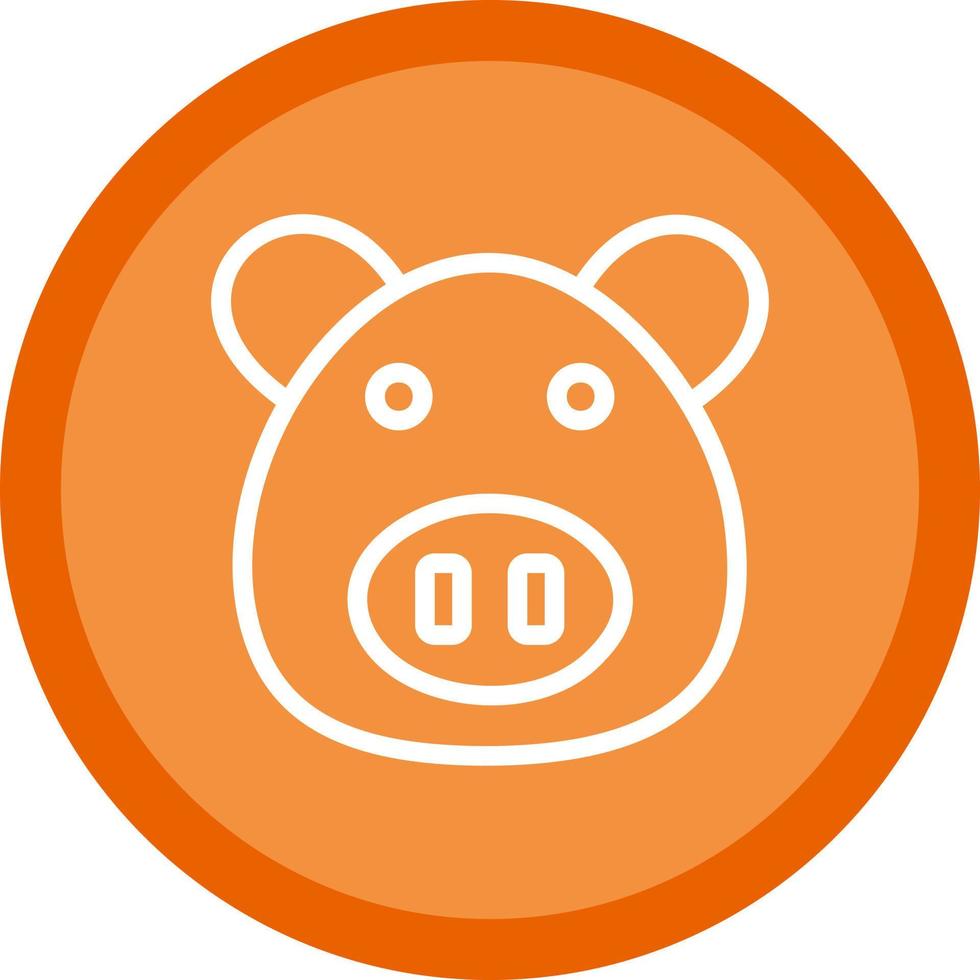 Pig Vector Icon Design