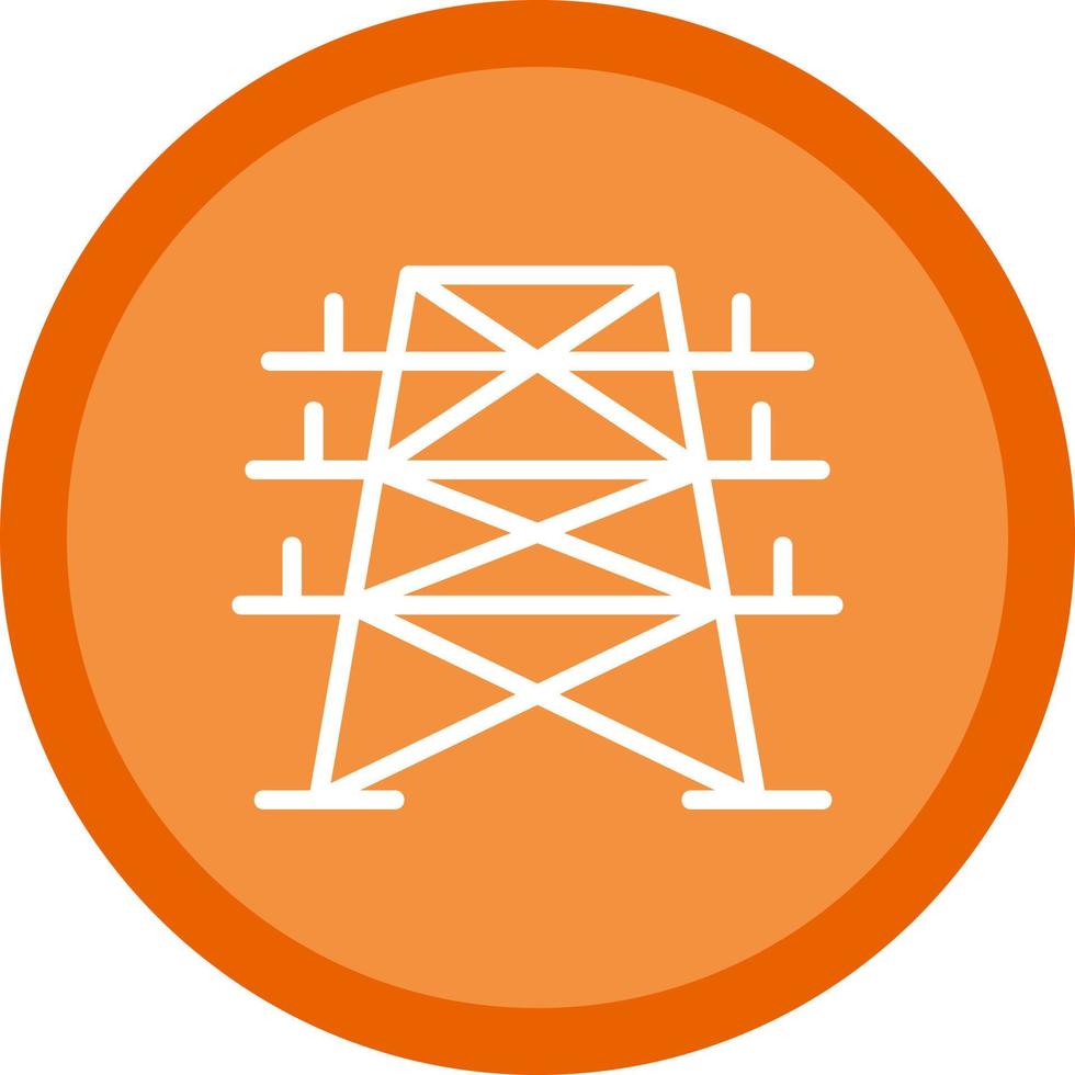 Electric Tower Vector Icon Design