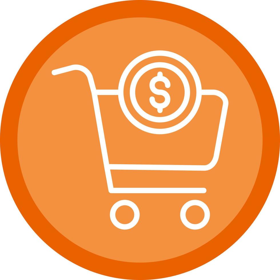 diseño de icono de vector de compra en línea