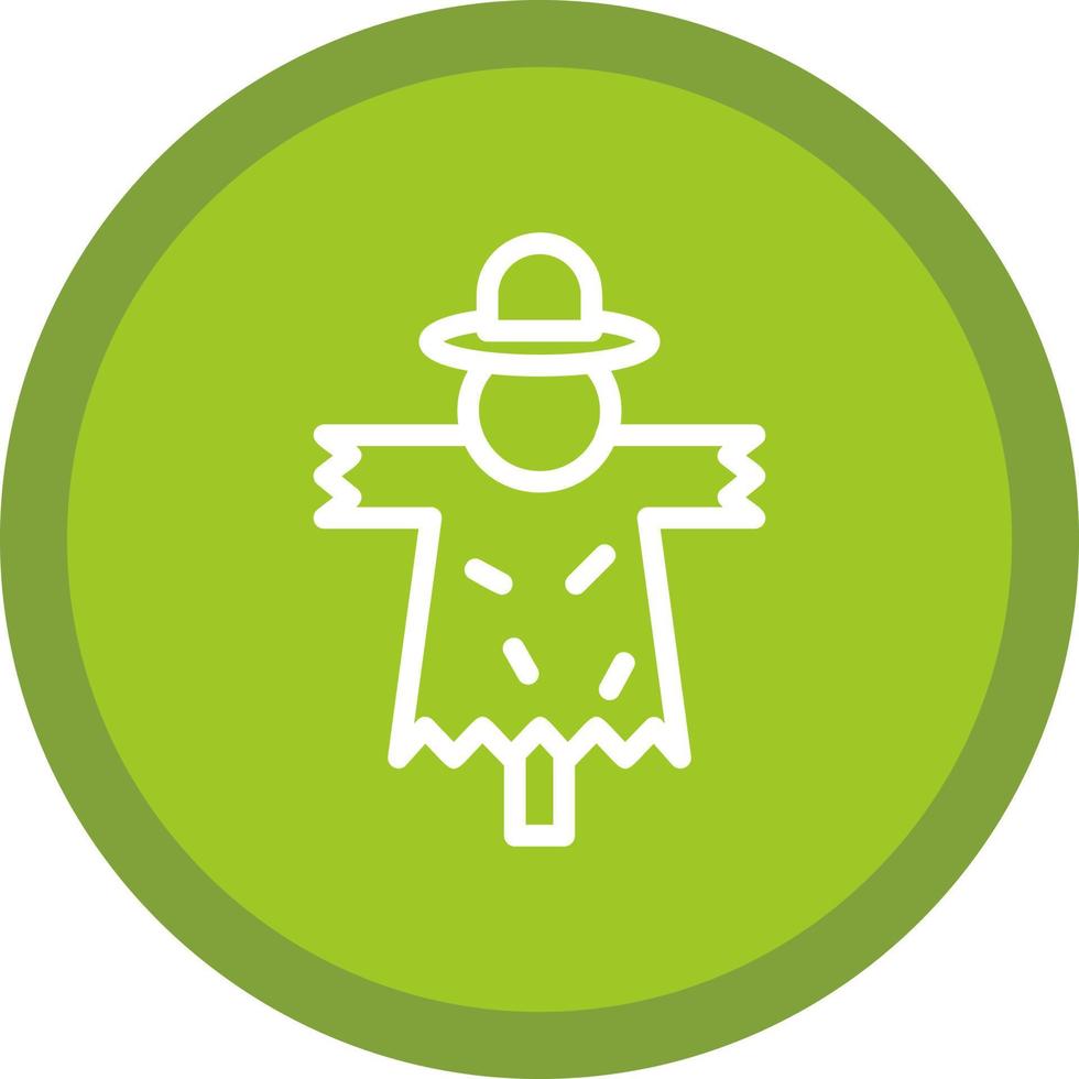 Scarecrow Vector Icon Design