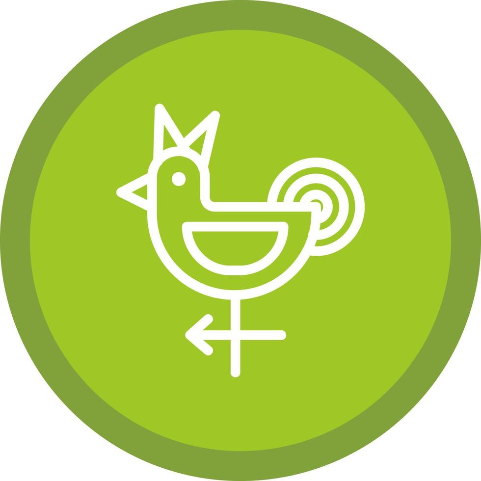 Weather Vane Vector Icon Design