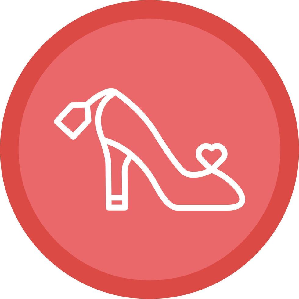 Female Footwear Vector Icon Design