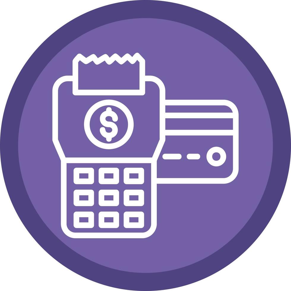 Pos Terminal Vector Icon Design