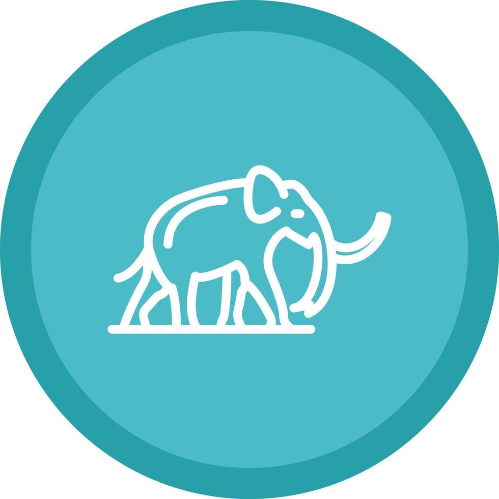 diseño de icono de vector de mamut