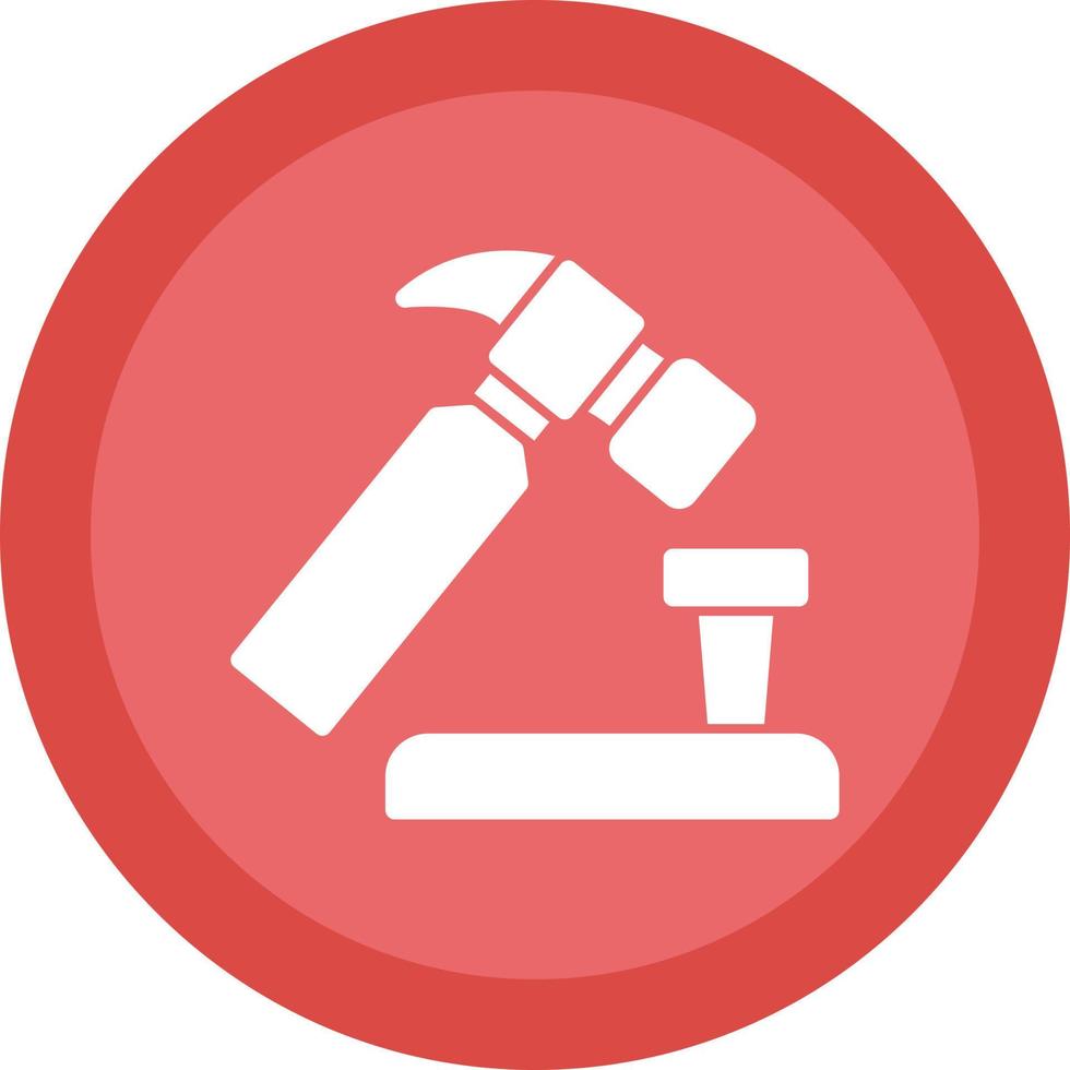 Hammer Vector Icon Design