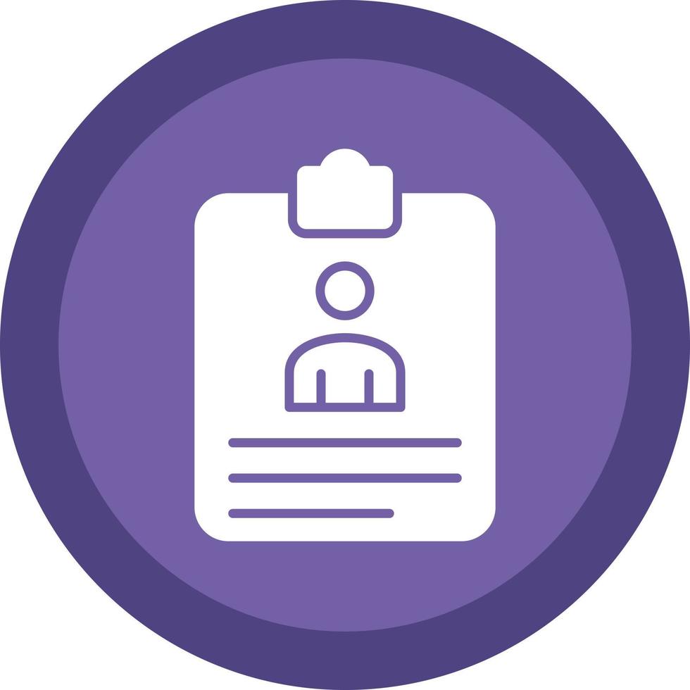 Identifier Vector Icon Design