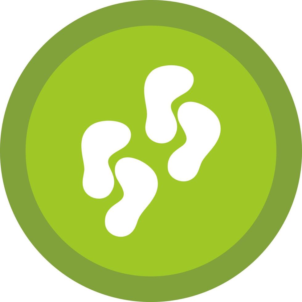 Footprint Vector Icon Design