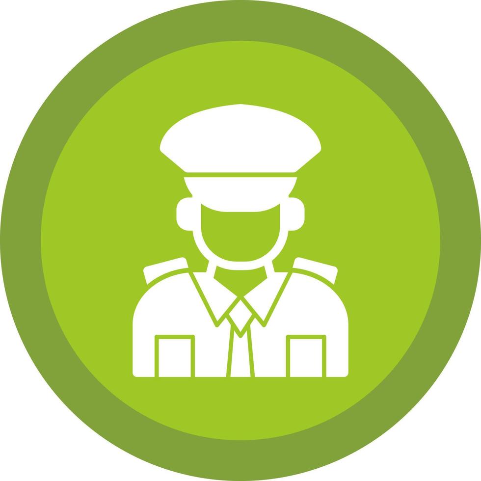 Policeman Vector Icon Design