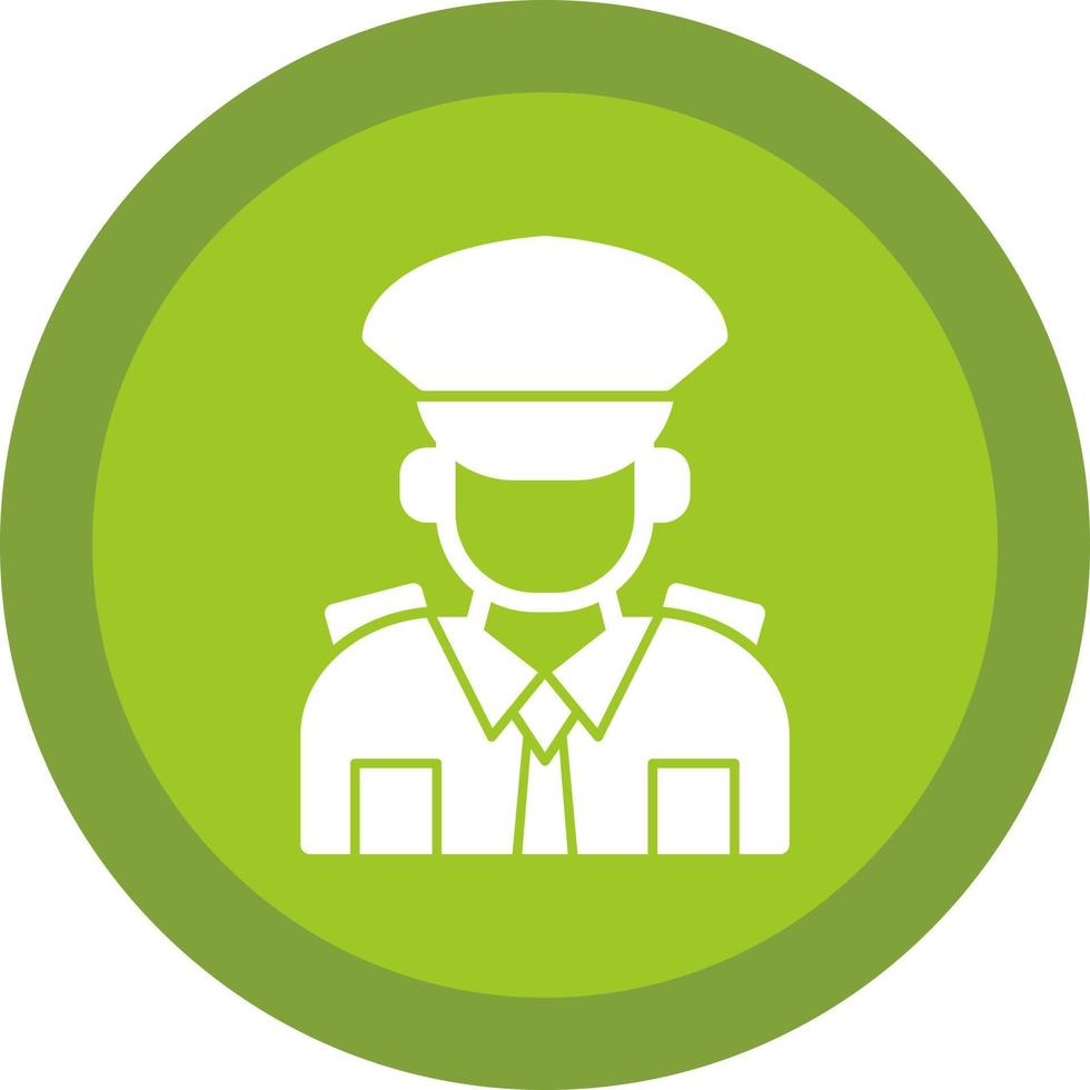 Policeman Vector Icon Design