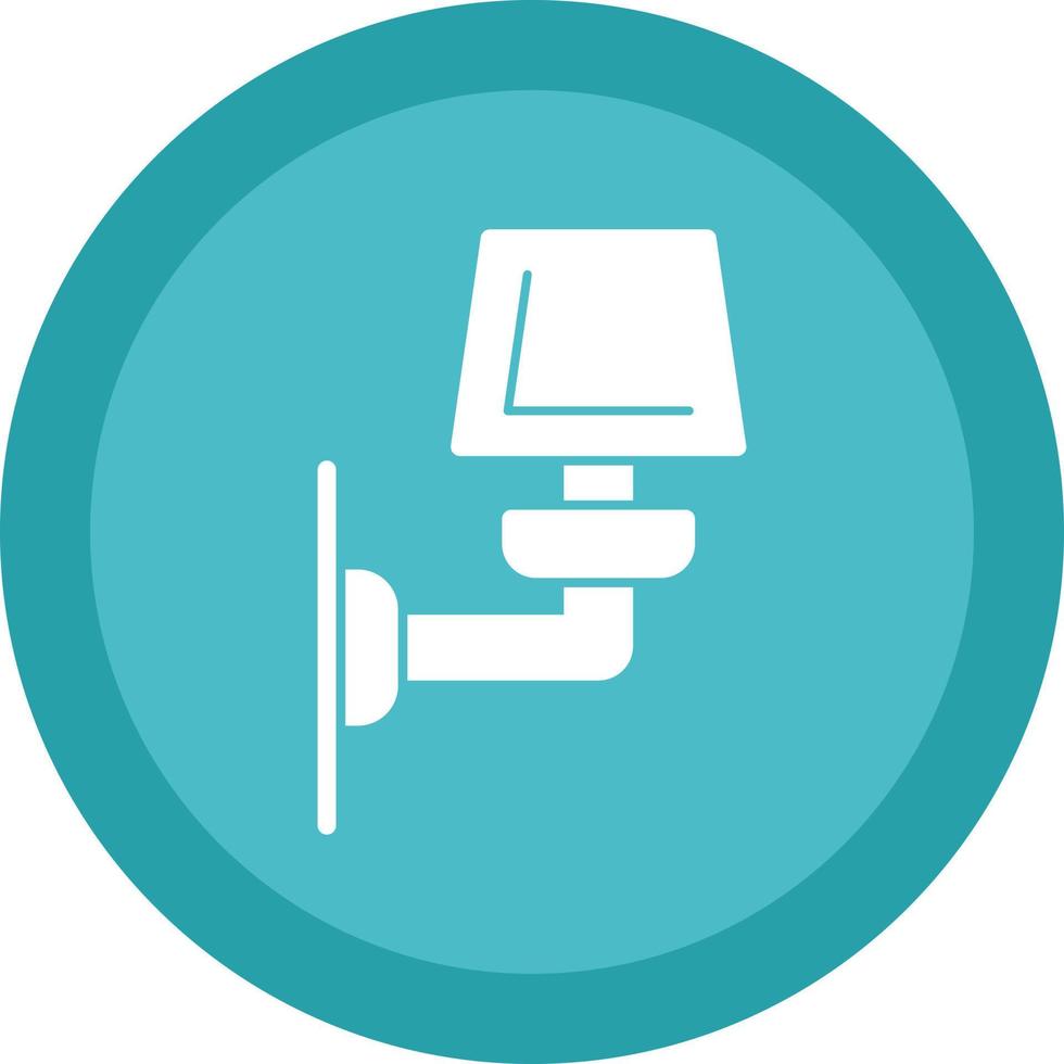 Wall Lamp Vector Icon Design