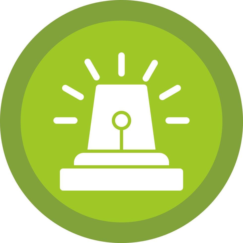 Security Alarm Vector Icon Design