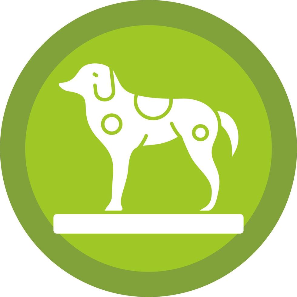 diseño de icono de vector de perro