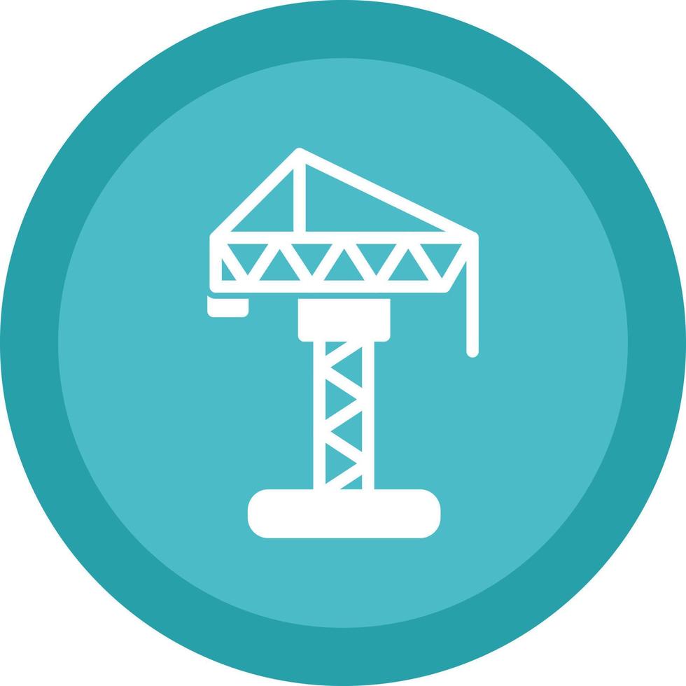 Crane Vector Icon Design