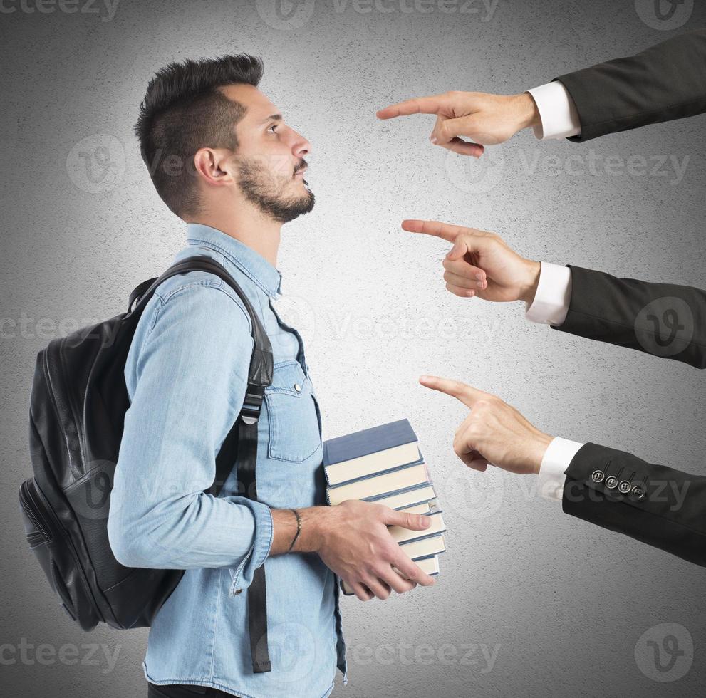 Student blamed unfairly photo