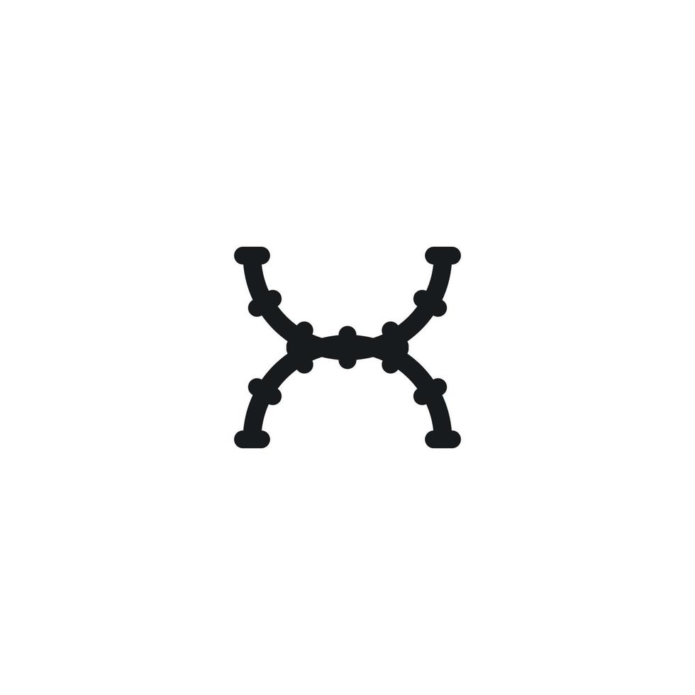 H icon. Simple style H company poster background symbol. H brand logo design element. H t-shirt printing. vector for sticker.