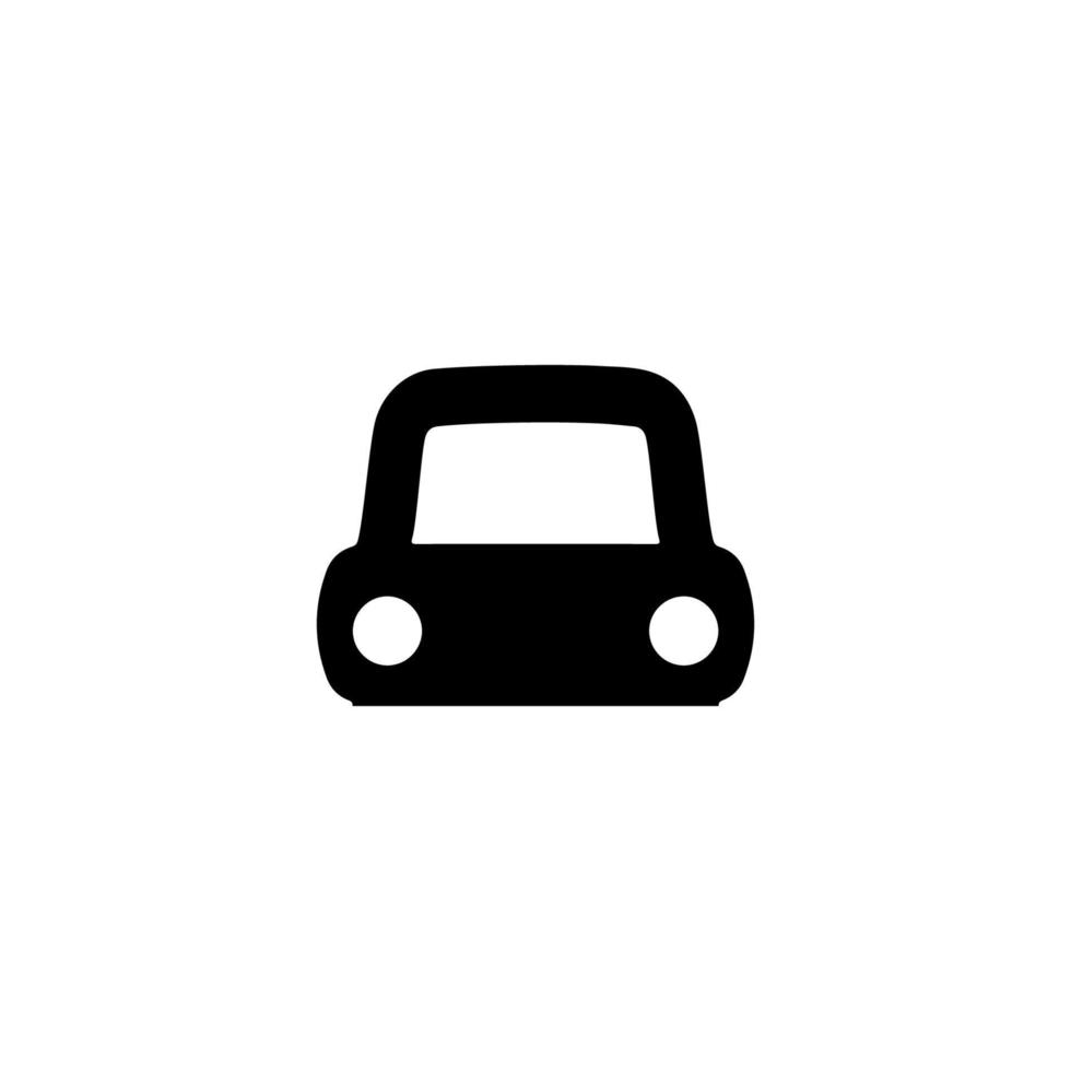 Car icon. Simple style taxi poster background symbol. Car brand logo design element. Car t-shirt printing. vector for sticker.