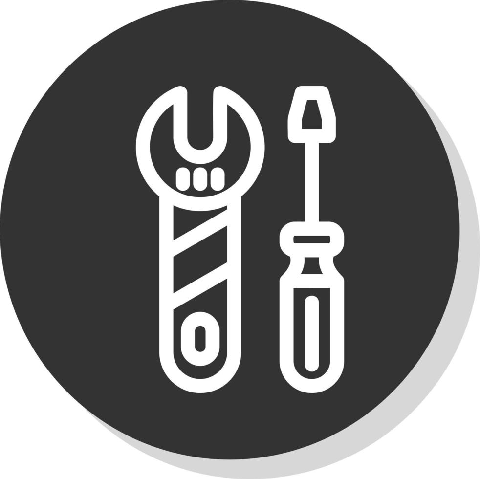 Wrench Vector Icon Design