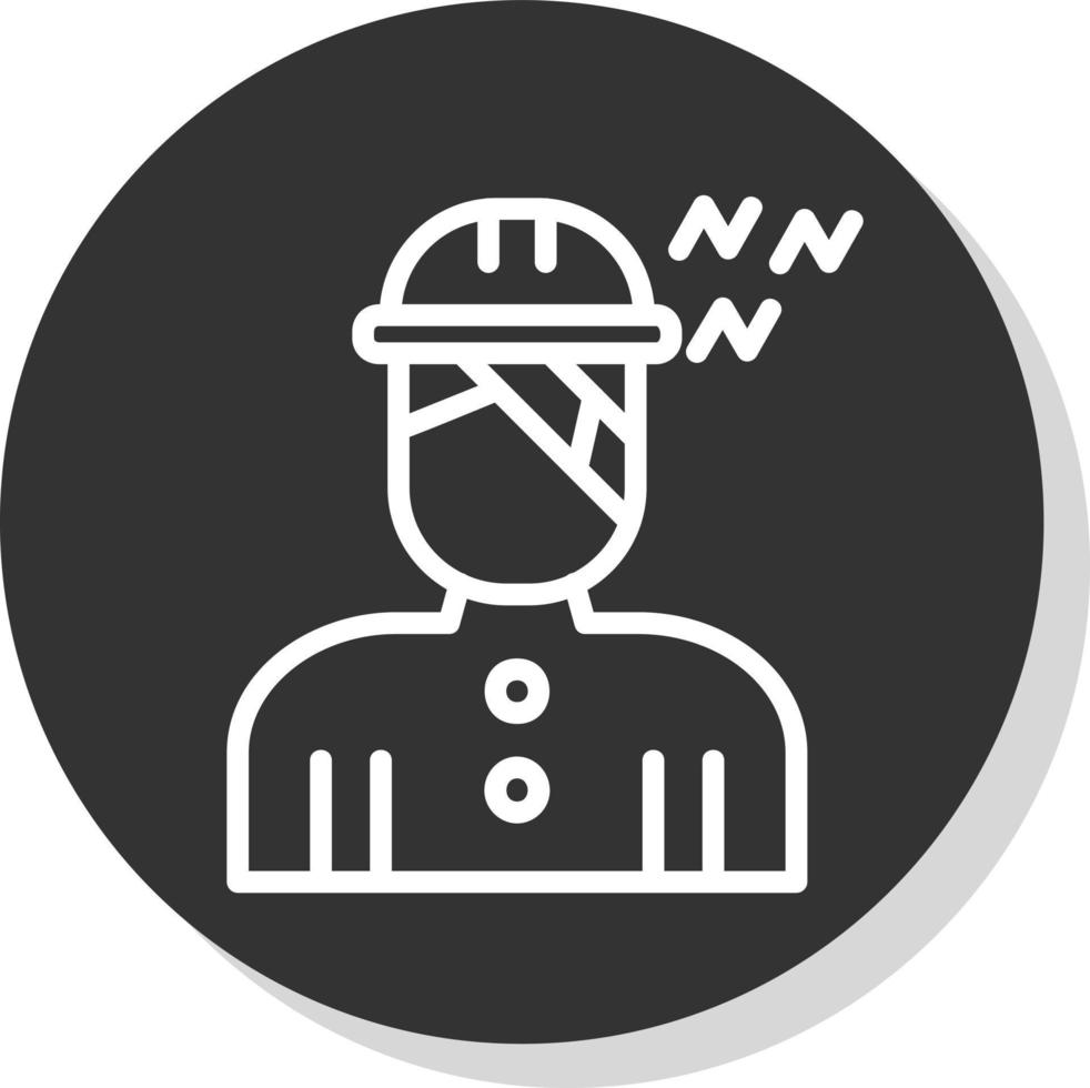 Injury Vector Icon Design