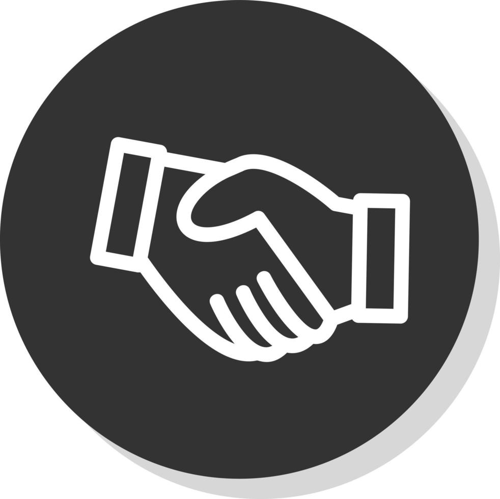 Handshake Vector Icon Design