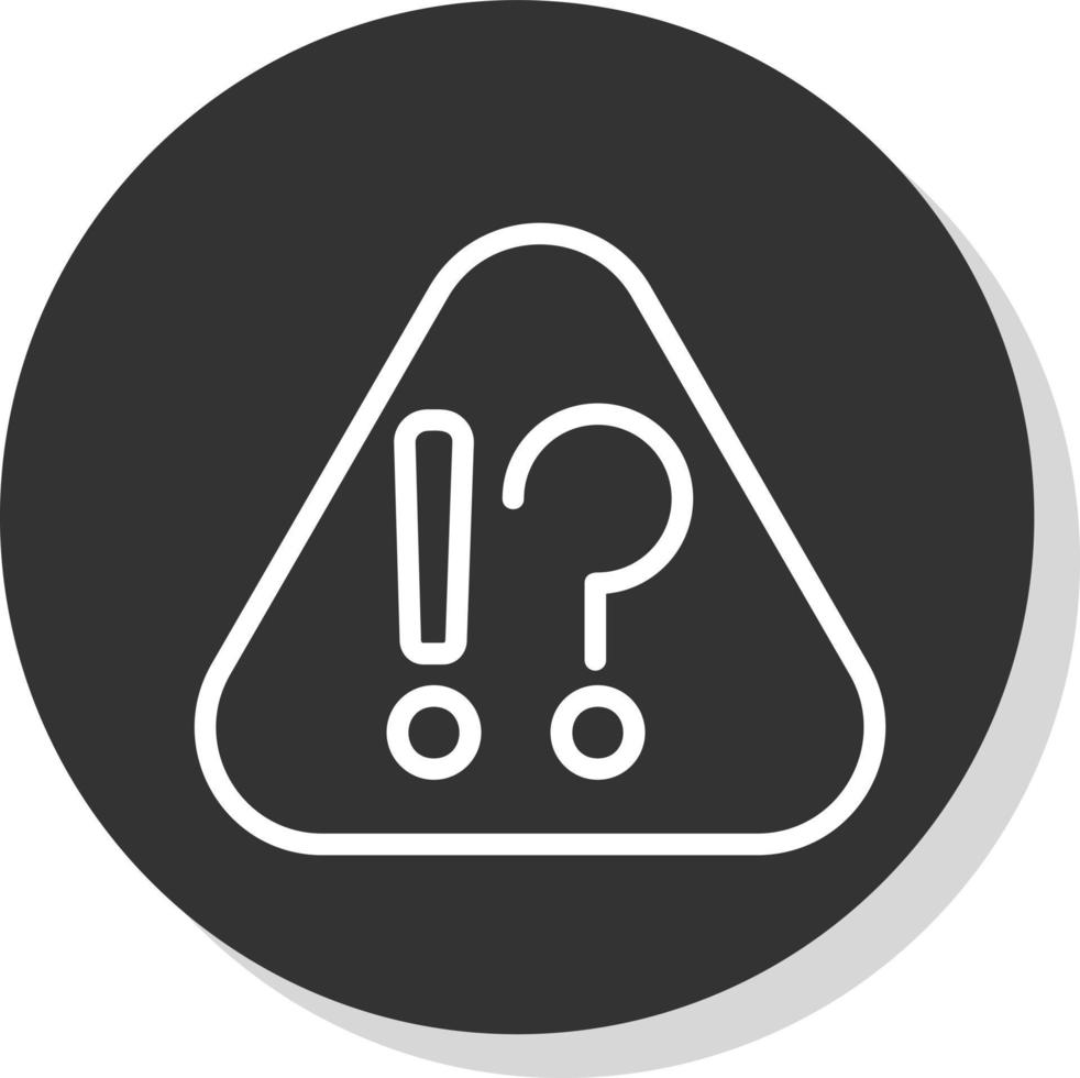 Exclamation Mark Vector Icon Design