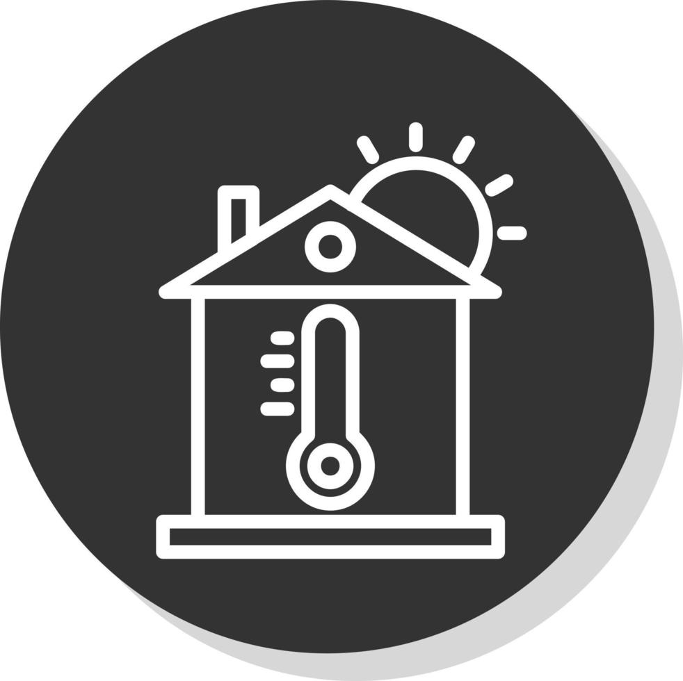 Greenhouse Effect Vector Icon Design