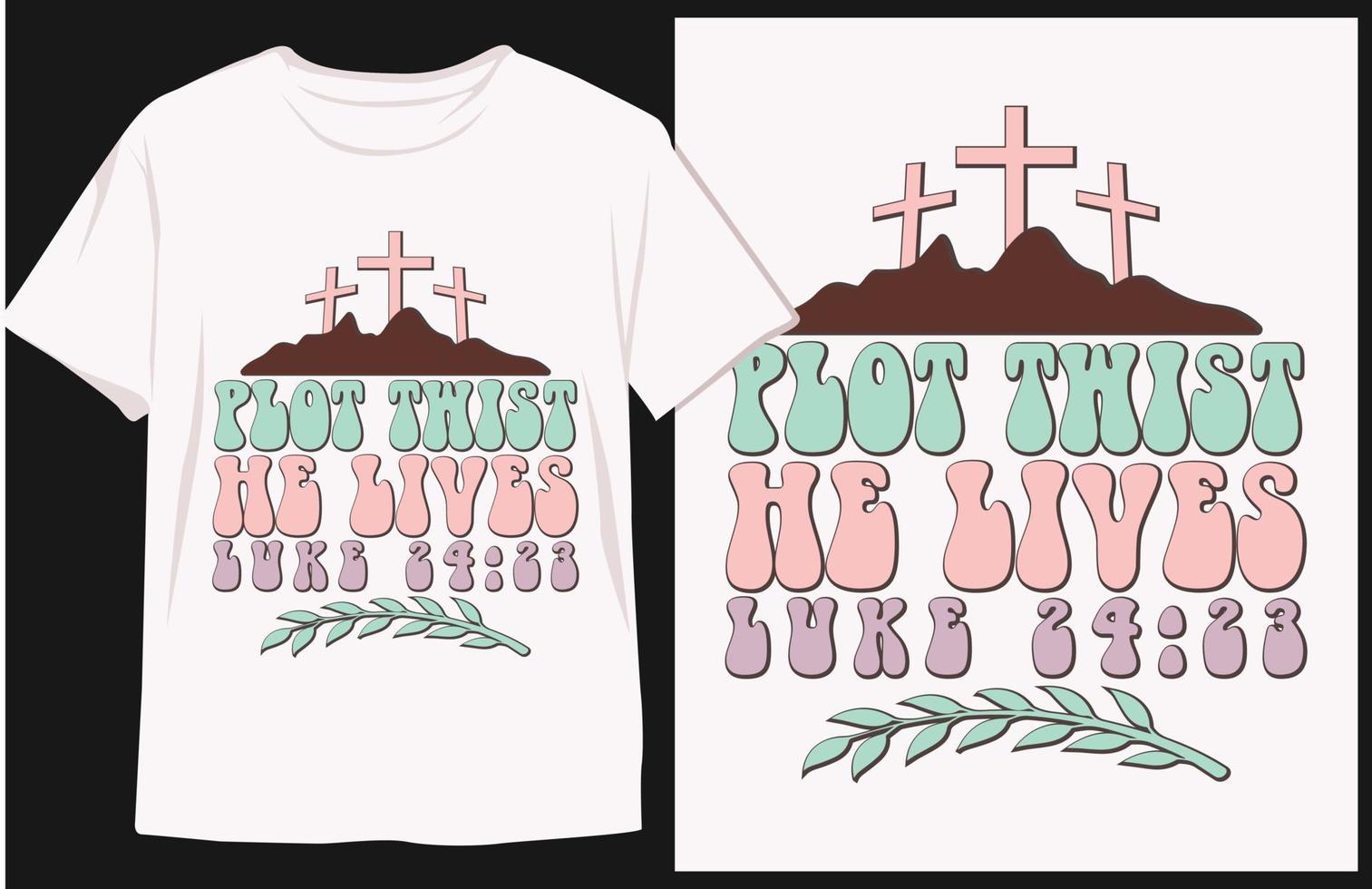 maravilloso estilo Pascua de Resurrección día camiseta diseño. Pascua de Resurrección domingo t camisa diseño vector