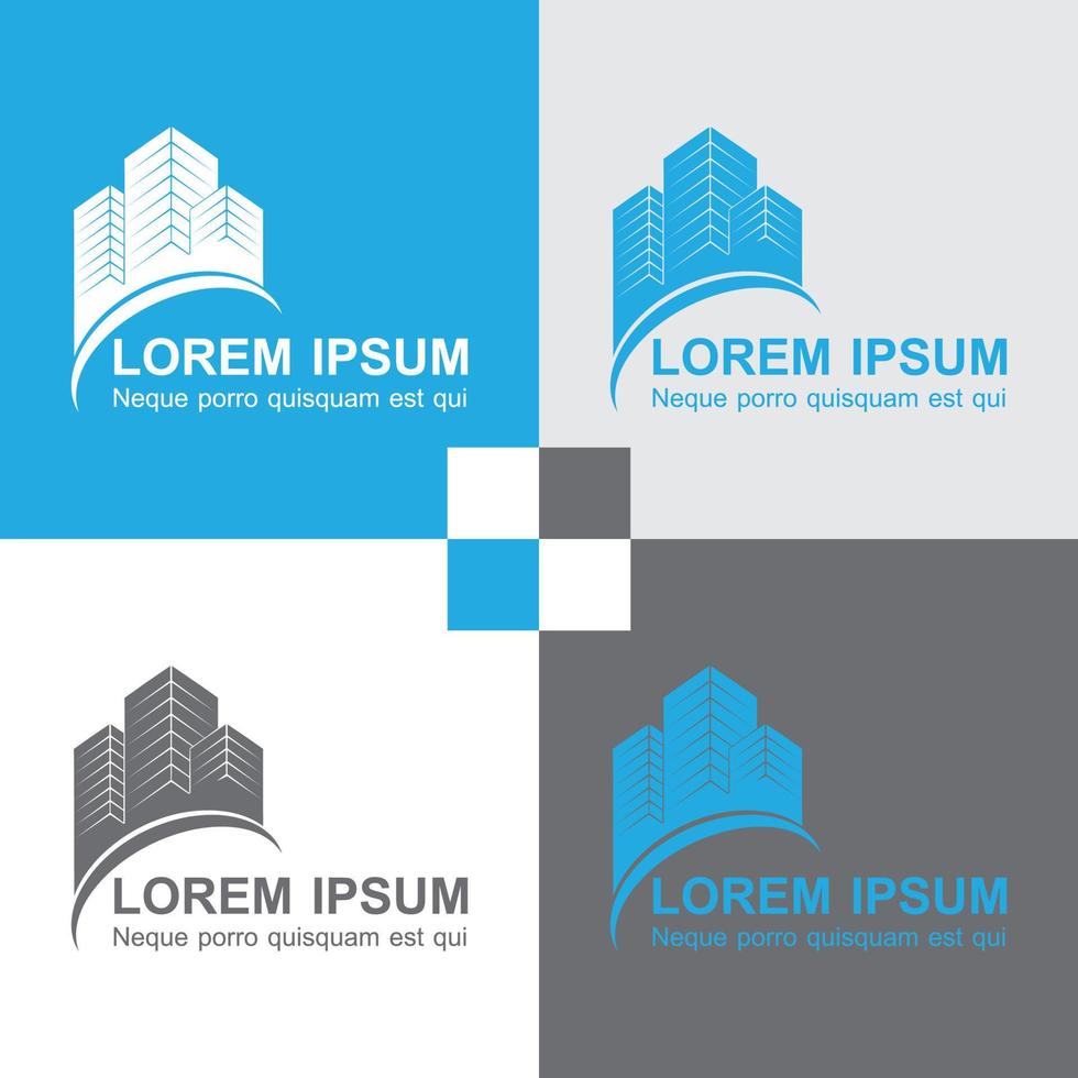 logotipo de bienes raíces de vector libre, logotipo de construcción, logotipo de casa, logotipo de casa, logotipo de propiedad, logotipo de construcción, logotipo de seguro