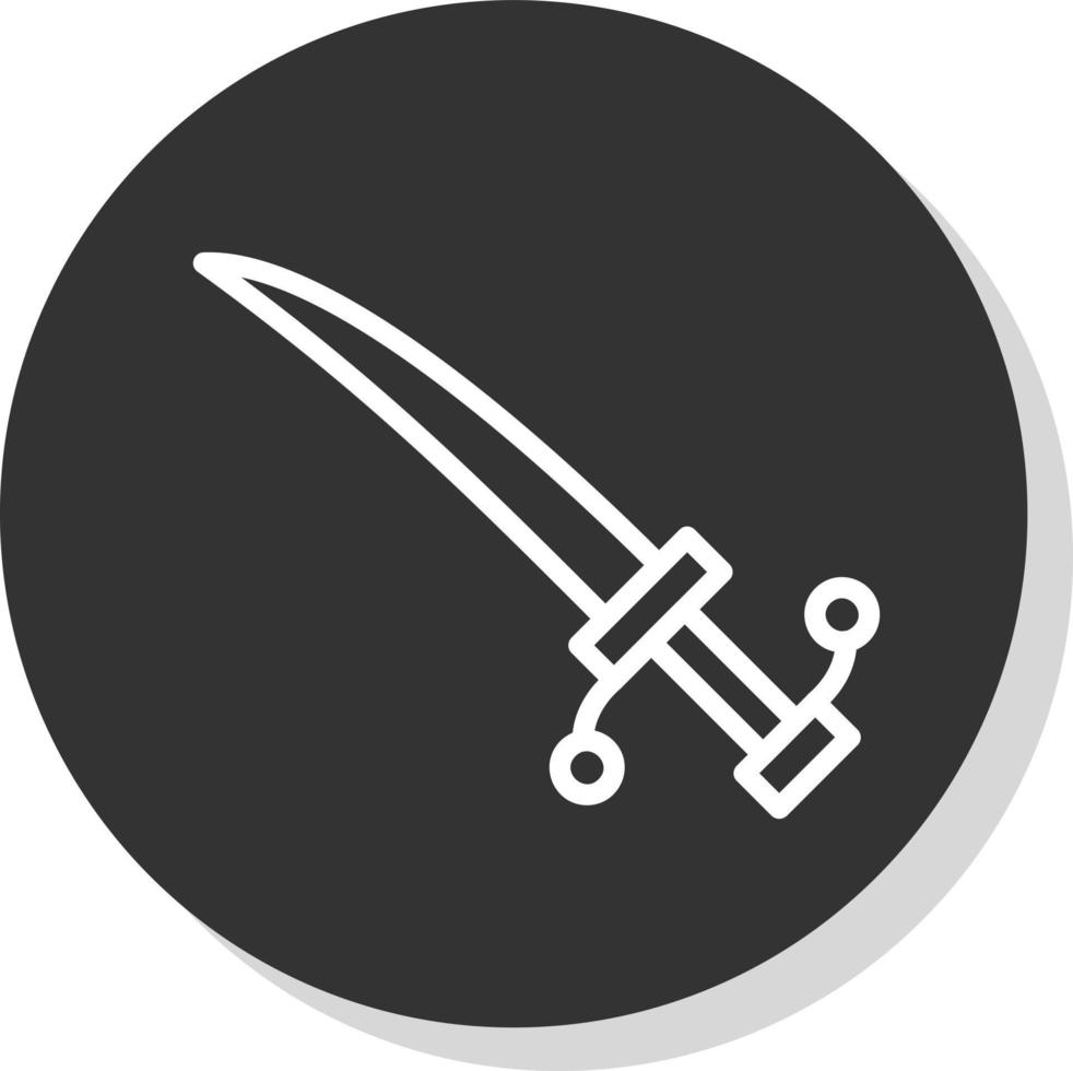 diseño de icono de vector de espada