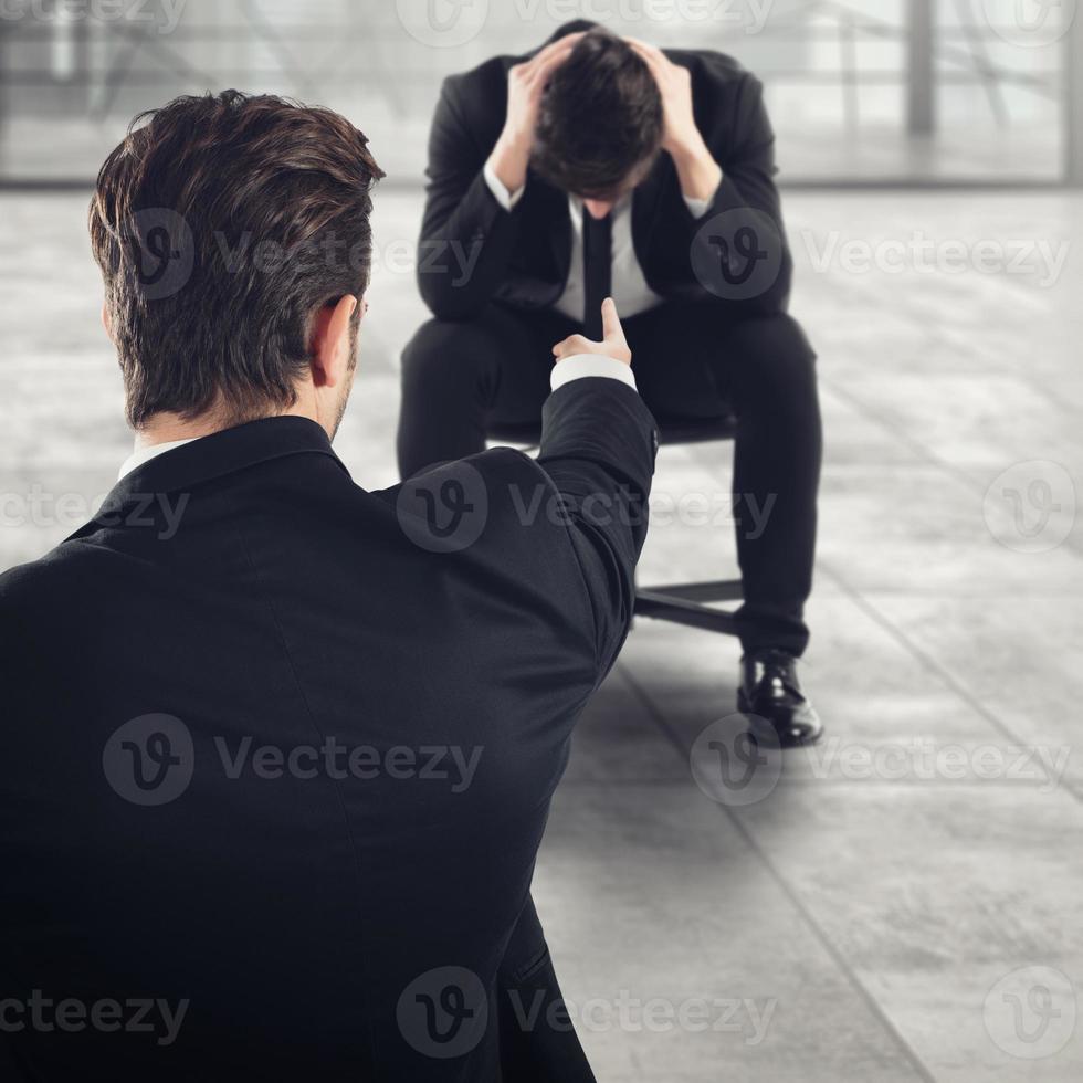 Fired afraid employee photo
