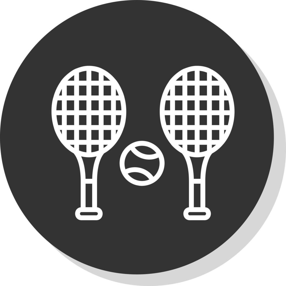 diseño de icono de vector de tenis