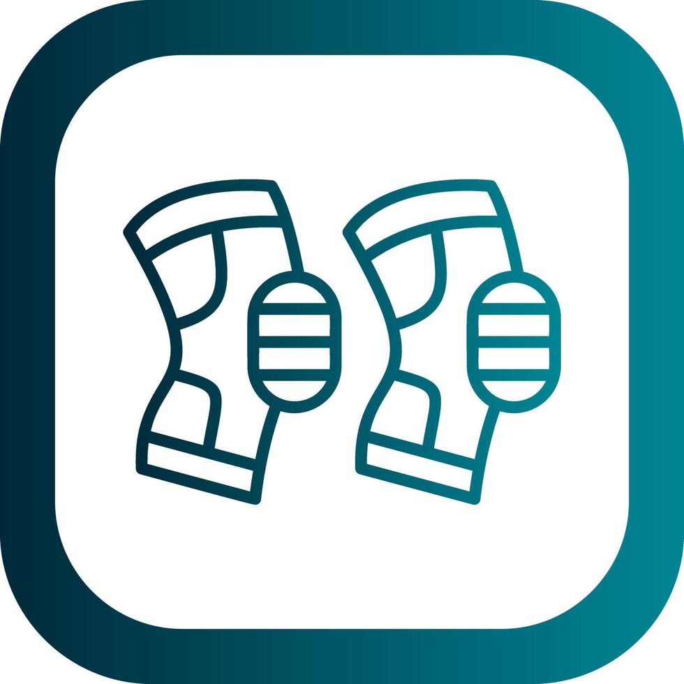 Kneepad Vector Icon Design