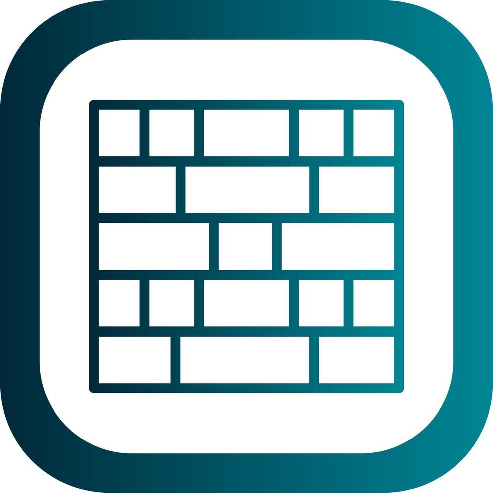Brick Wall Vector Icon Design