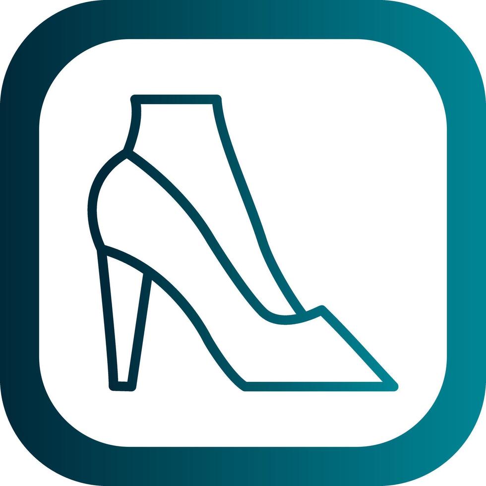 diseño de icono de vector de tacones altos