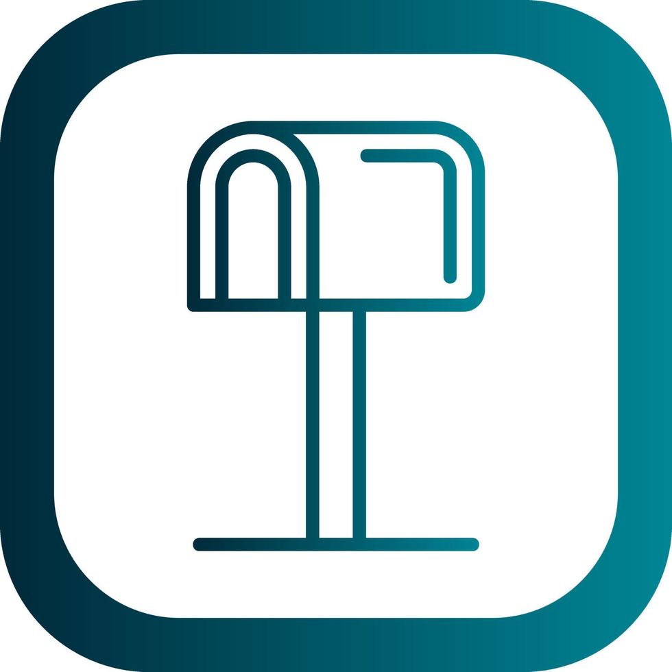 Mailbox Vector Icon Design