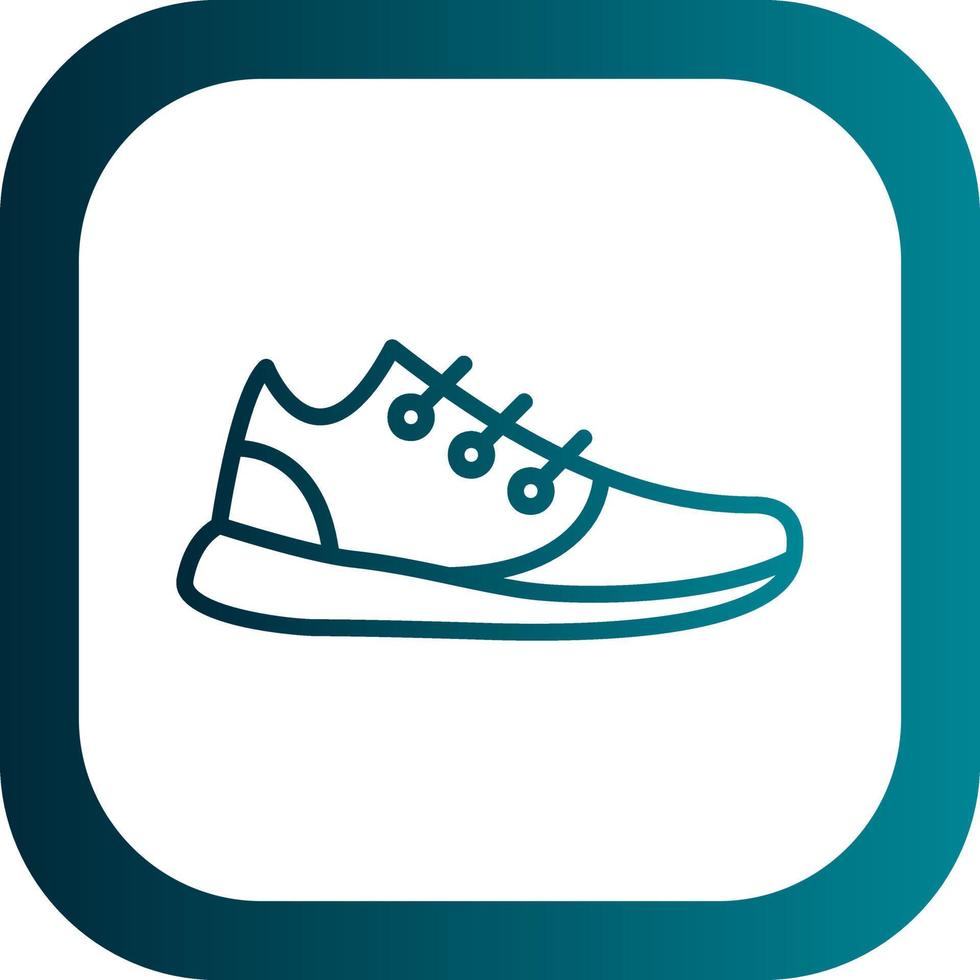 diseño de icono de vector de zapatillas