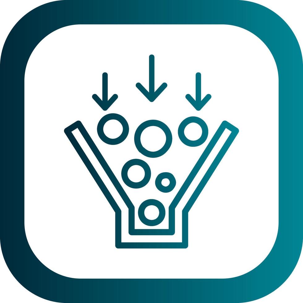 Bottleneck Vector Icon Design