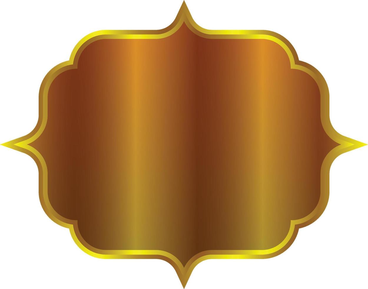 conjunto de marco de título de banner islámico árabe dorado de lujo png fondo transparente cuadro de texto dorado imágenes de diseño vectorial vector