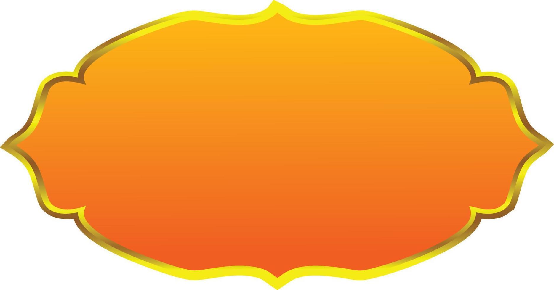 conjunto de marco de título de banner islámico árabe dorado de lujo png fondo transparente cuadro de texto dorado imágenes de diseño vectorial vector