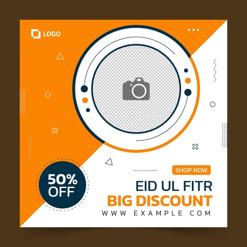 Editable Eid Fashion Sale social media post Template and web banner vector