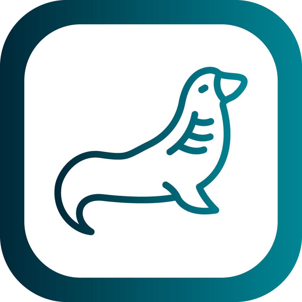 Seal Vector Icon Design