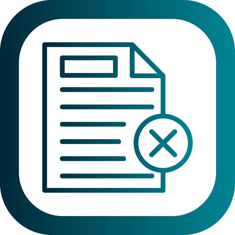 Failure Vector Icon Design