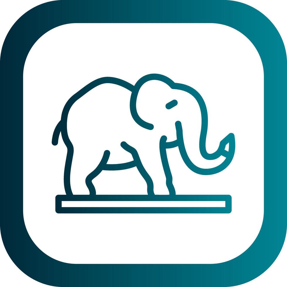 Elephant Vector Icon Design